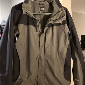 The North Face HyVent Windbreaker Jacket (Gray)